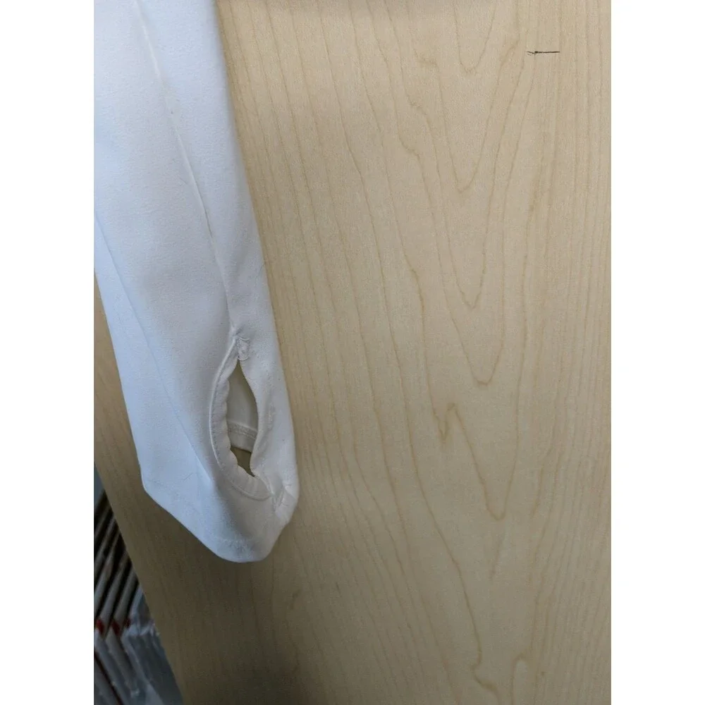 90 Degree Reflex White Compression Jacket Women Size XL  Very Fitted Full Zip